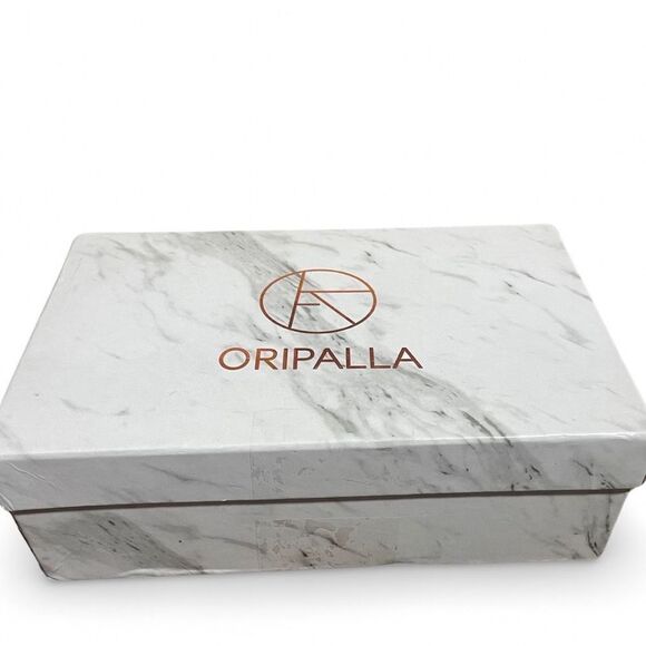 ORIPALLA Stiletto High Heels Pumps, 4” Heel, Pointed Toe, Red Suede, Size 8.5 - Picture 10 of 10